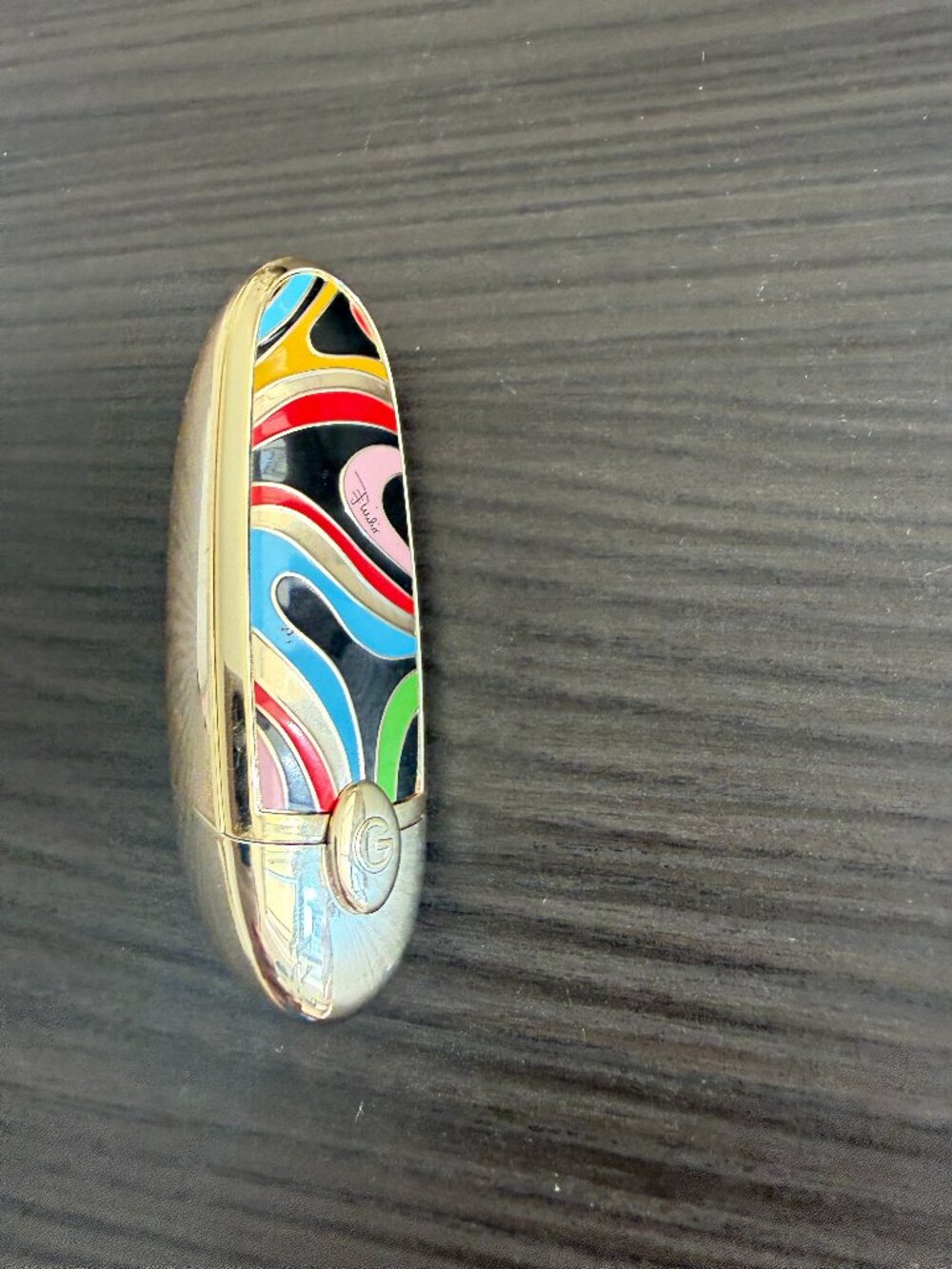 Guerlain x Pucci Rouge G customizable lipstick and case